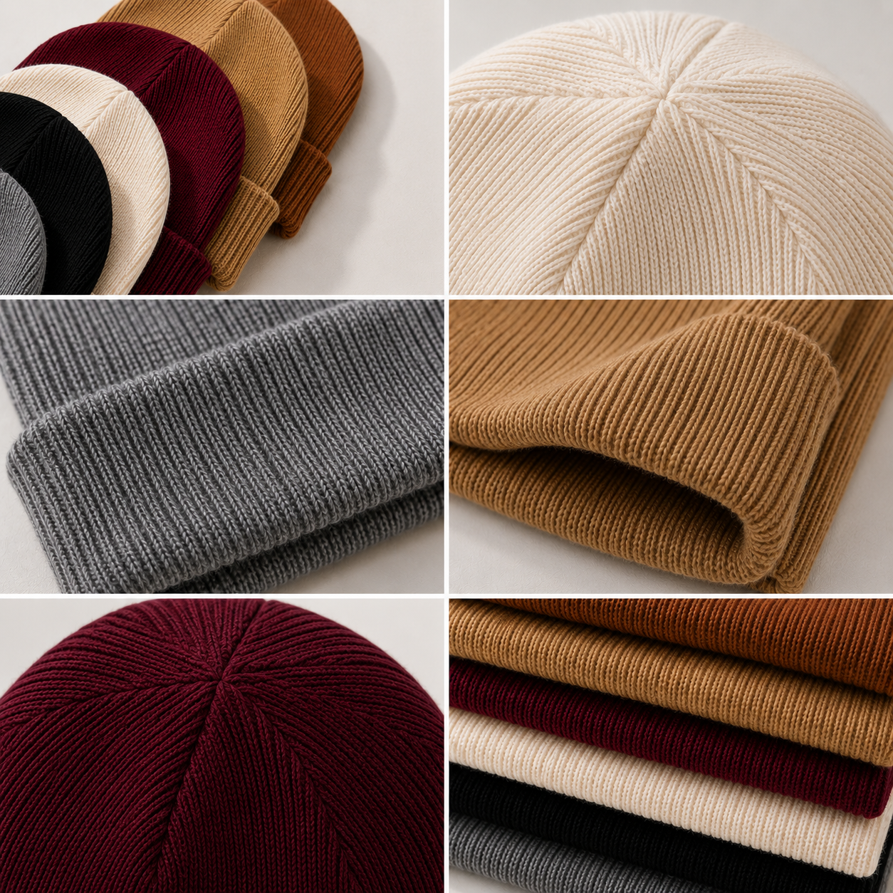 Detalle gorro tejido